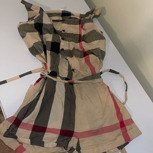 AUTHENTIC GIRLS BURBERRY ROMPER FOR GIRLS!!